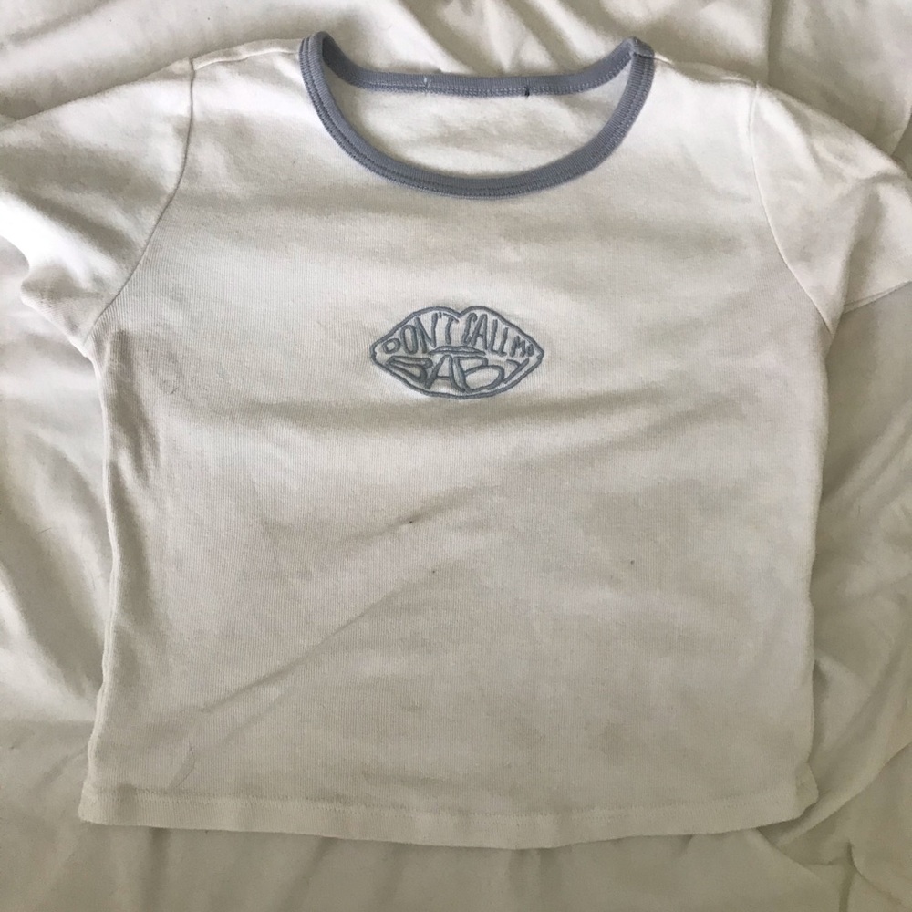 Brandy Melville “don’t call me baby crop top”